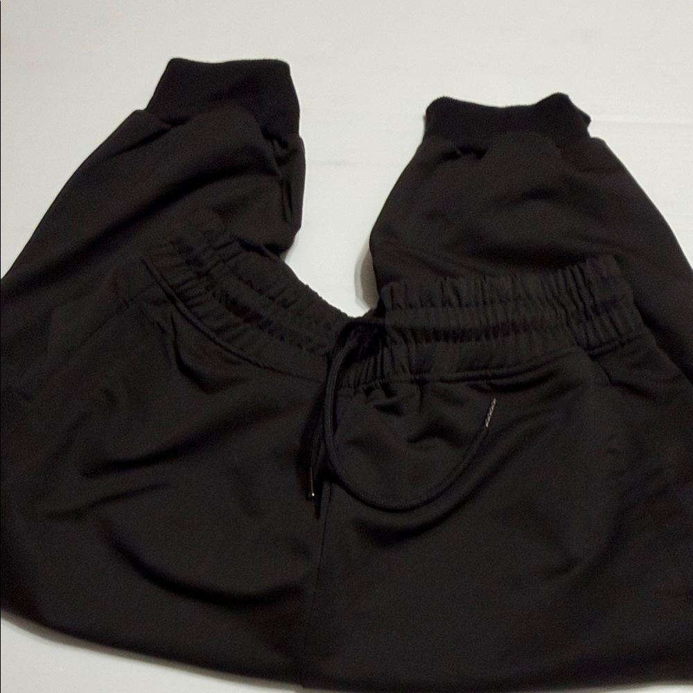 2 pair of shorts- Black joggers and Black and Camo gym shorts